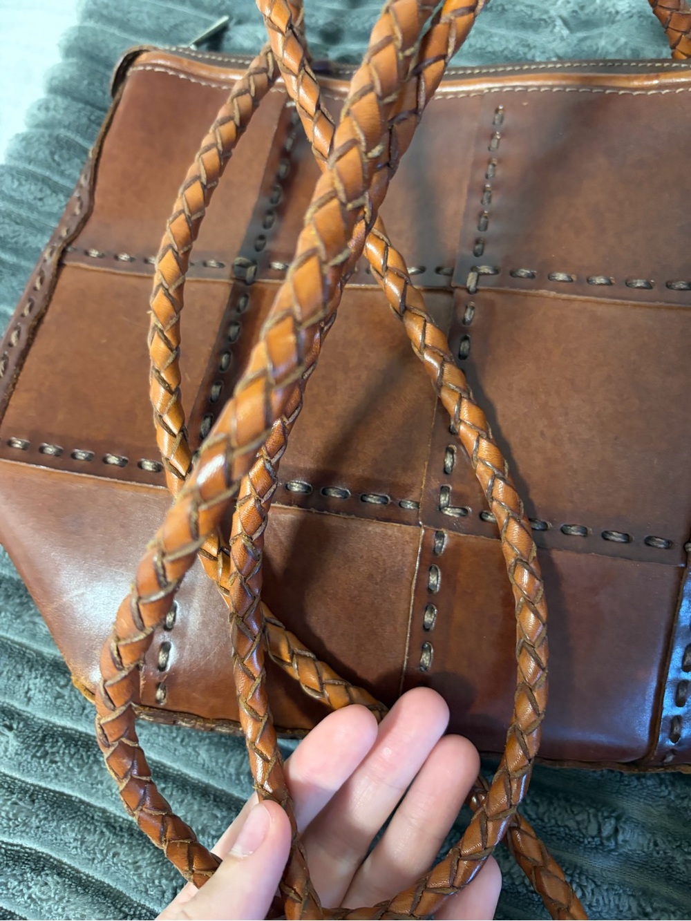 Vintage Italian Leather Purse - Picture 6 of 9